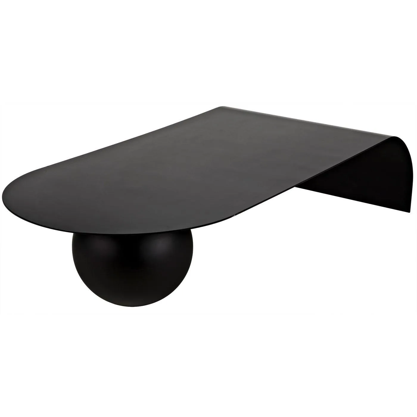Rosario Coffee Table, Black Steel