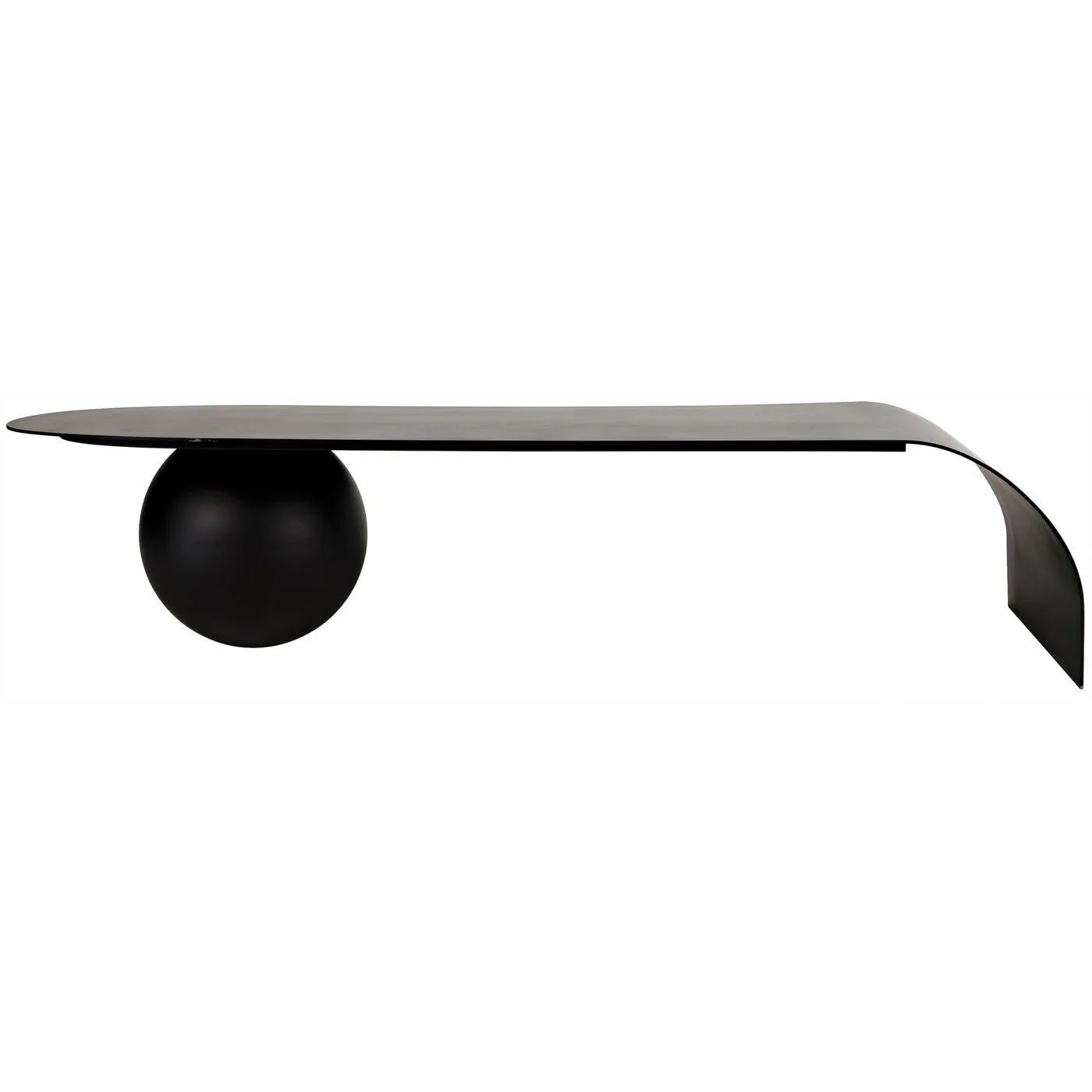 Rosario Coffee Table, Black Steel