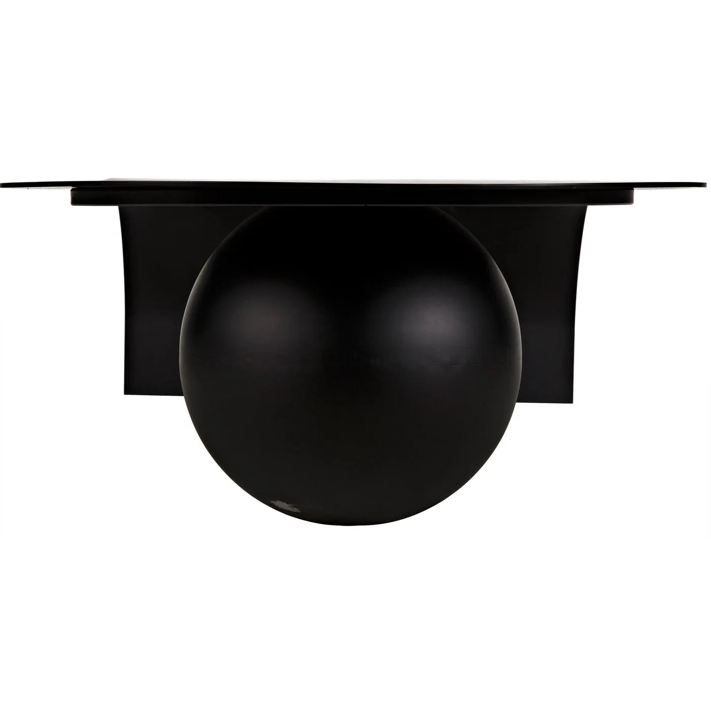 Rosario Coffee Table, Black Steel