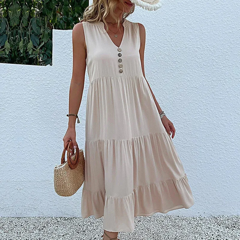 Ross - Smock dress with layered hem