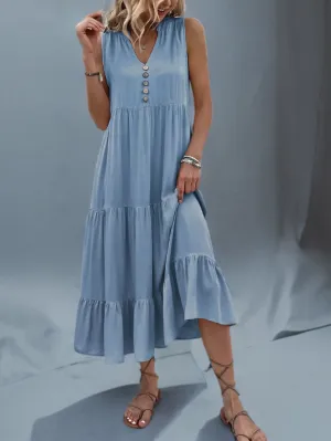 Ross - Smock dress with layered hem