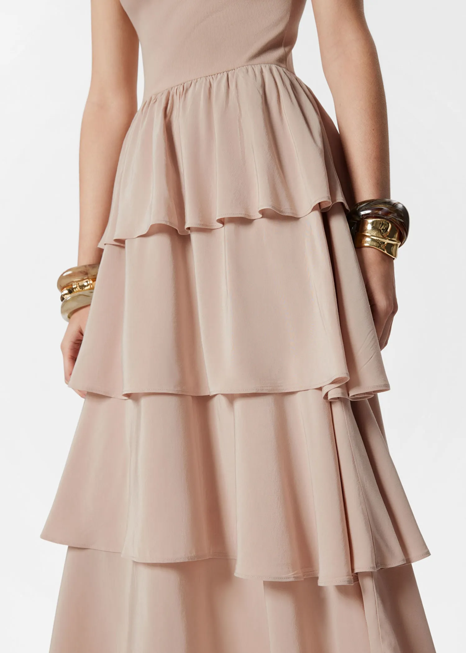 Ruffle Midi Dress