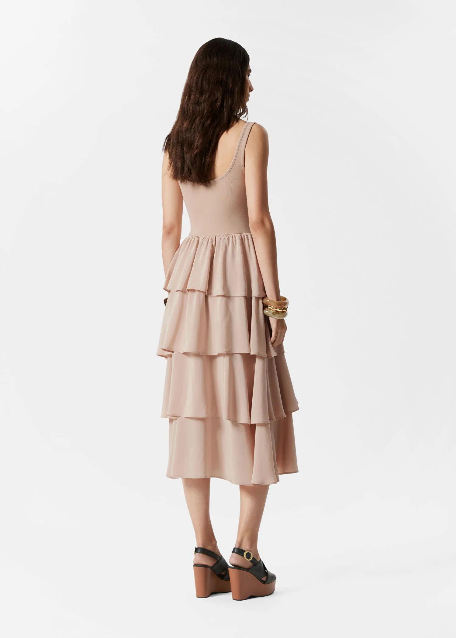 Ruffle Midi Dress