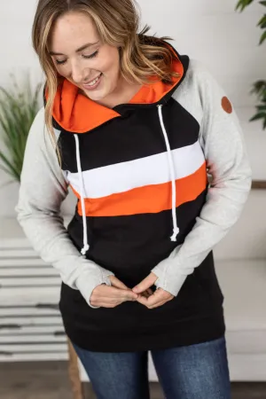 Ryan Hoodie - Orange and Black