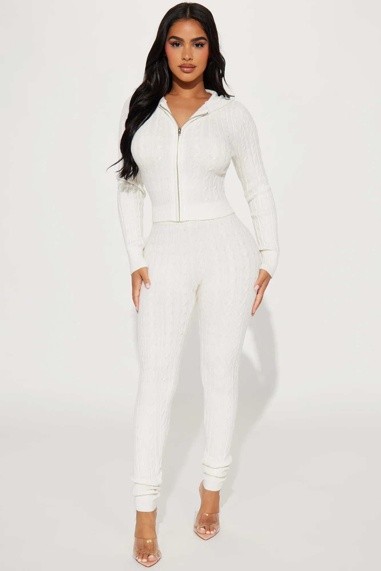 Rylee Sweater Legging Set - Ivory