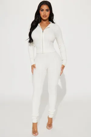 Rylee Sweater Legging Set - Ivory