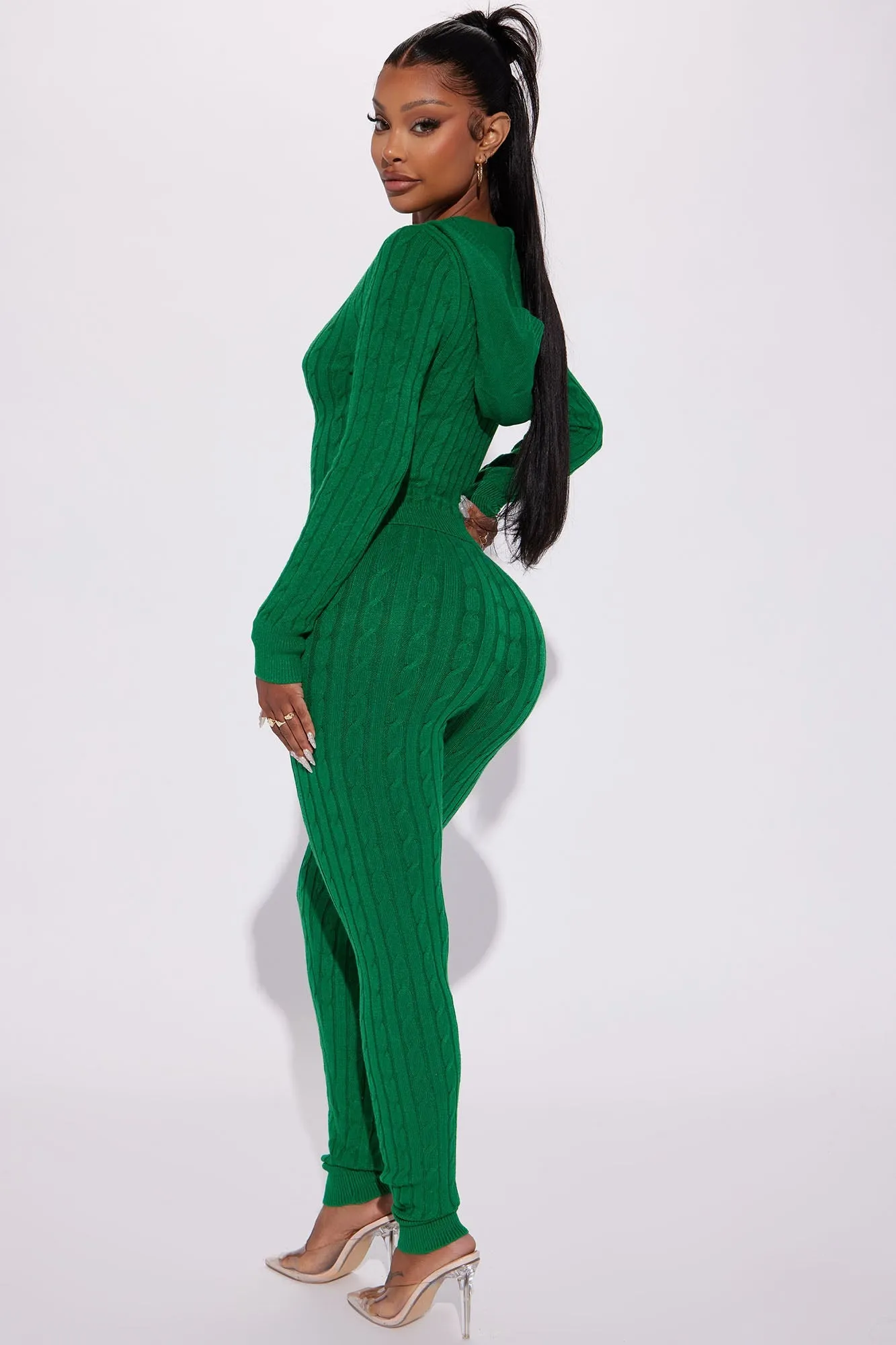 Rylee Sweater Legging Set - Kelly Green