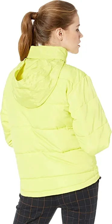 Sanctuary Just Chill Cropped Puffa Jacket Acid Green MD (US 8)