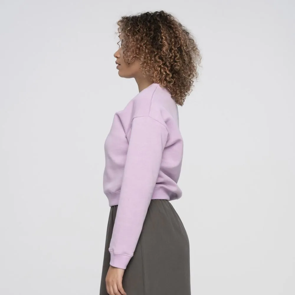 Santa Cruz Womens Crew Moon Ray Dot Crew - Orchid