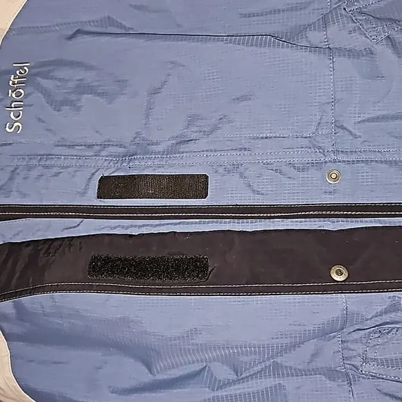 Schoffel/Venturi Womens Ski Jacket size 8 Blue and Gray Gorpcore Outdoor Winter