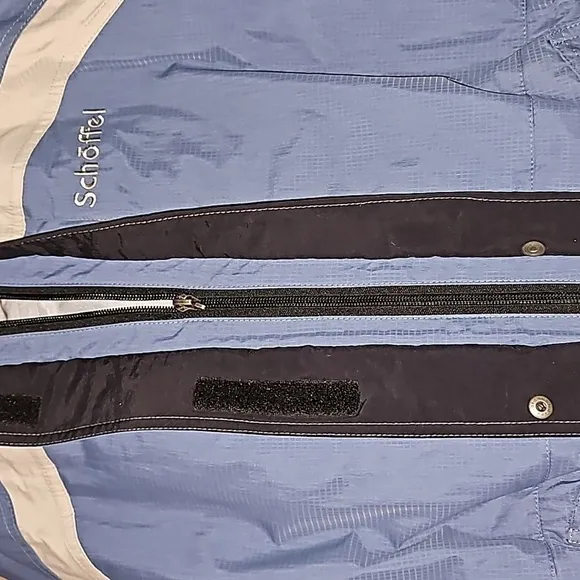 Schoffel/Venturi Womens Ski Jacket size 8 Blue and Gray Gorpcore Outdoor Winter