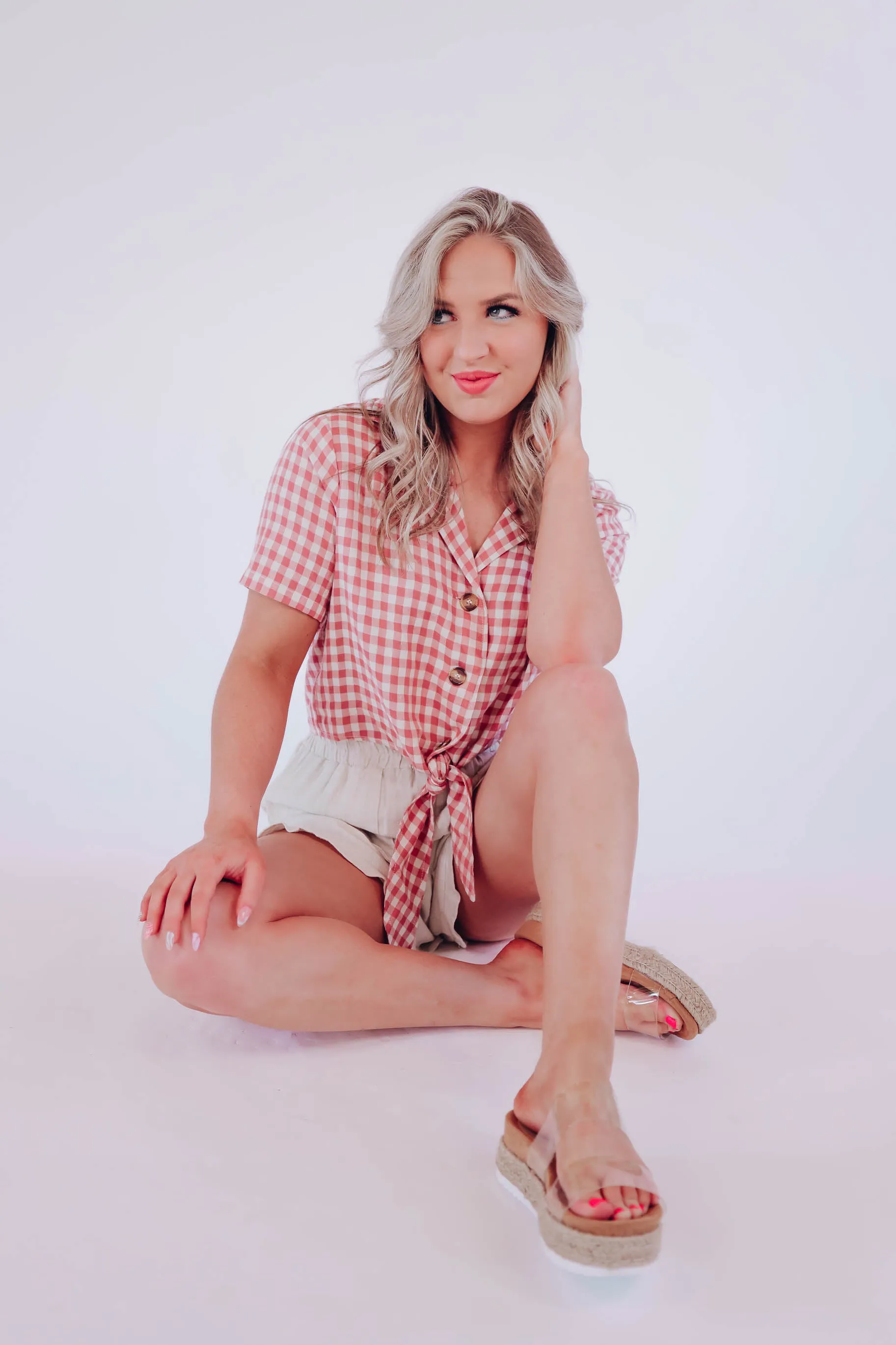 Scout Gingham Button Down Shirt
