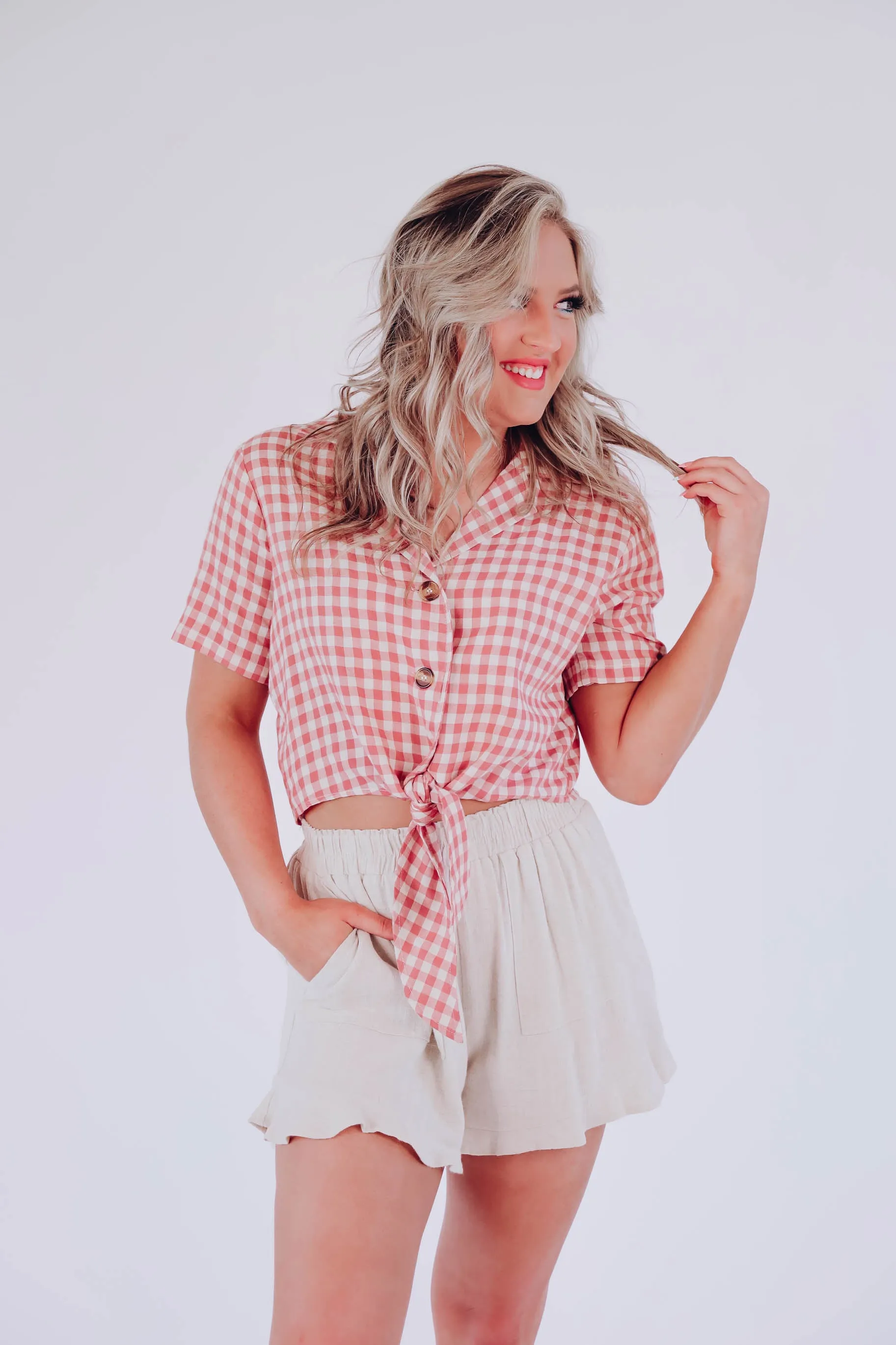 Scout Gingham Button Down Shirt