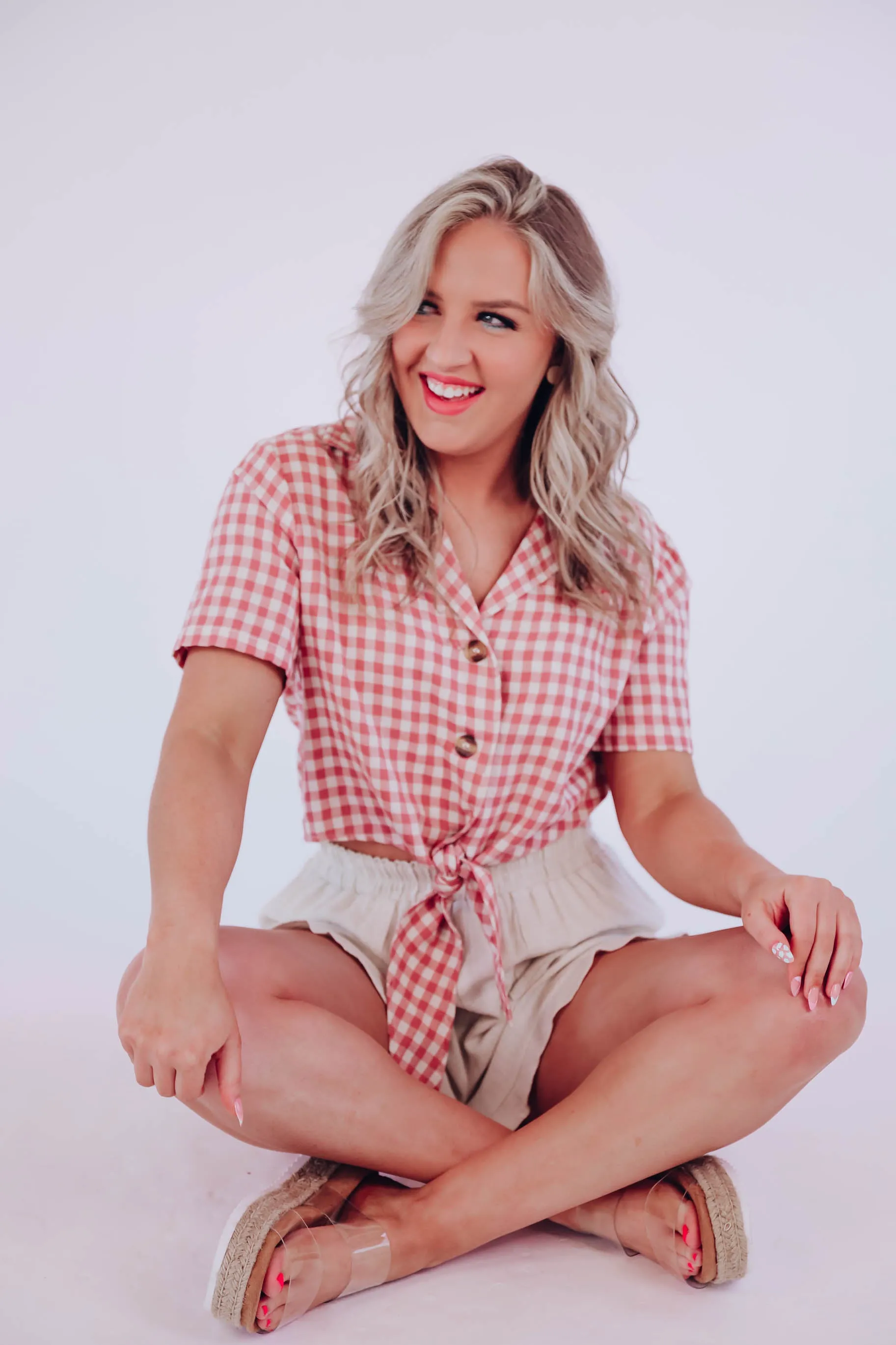 Scout Gingham Button Down Shirt