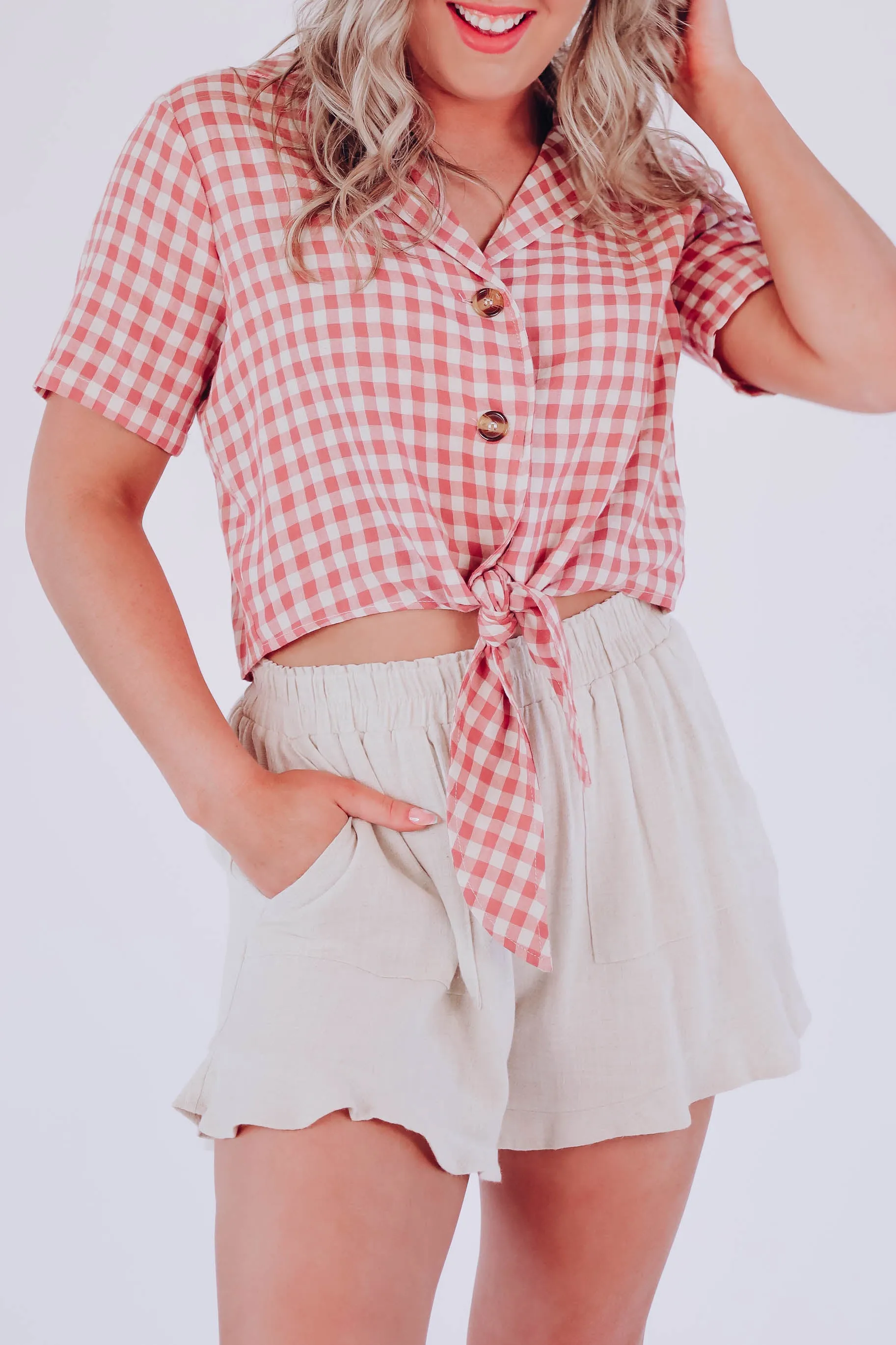 Scout Gingham Button Down Shirt
