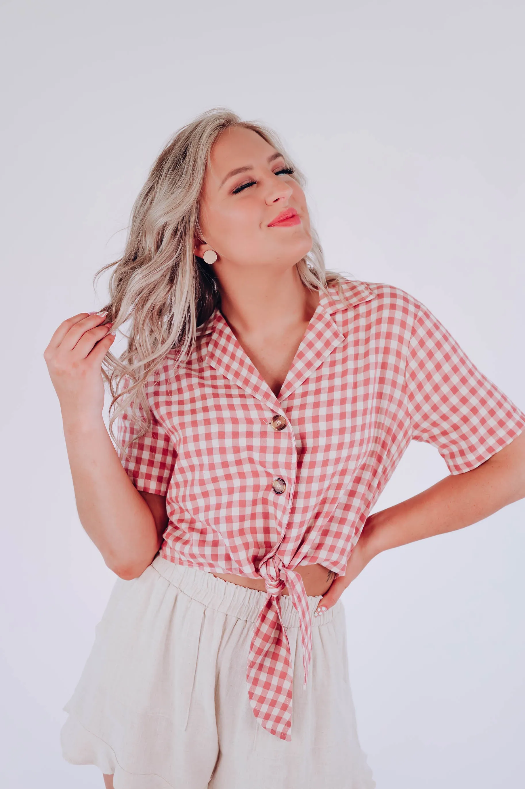 Scout Gingham Button Down Shirt