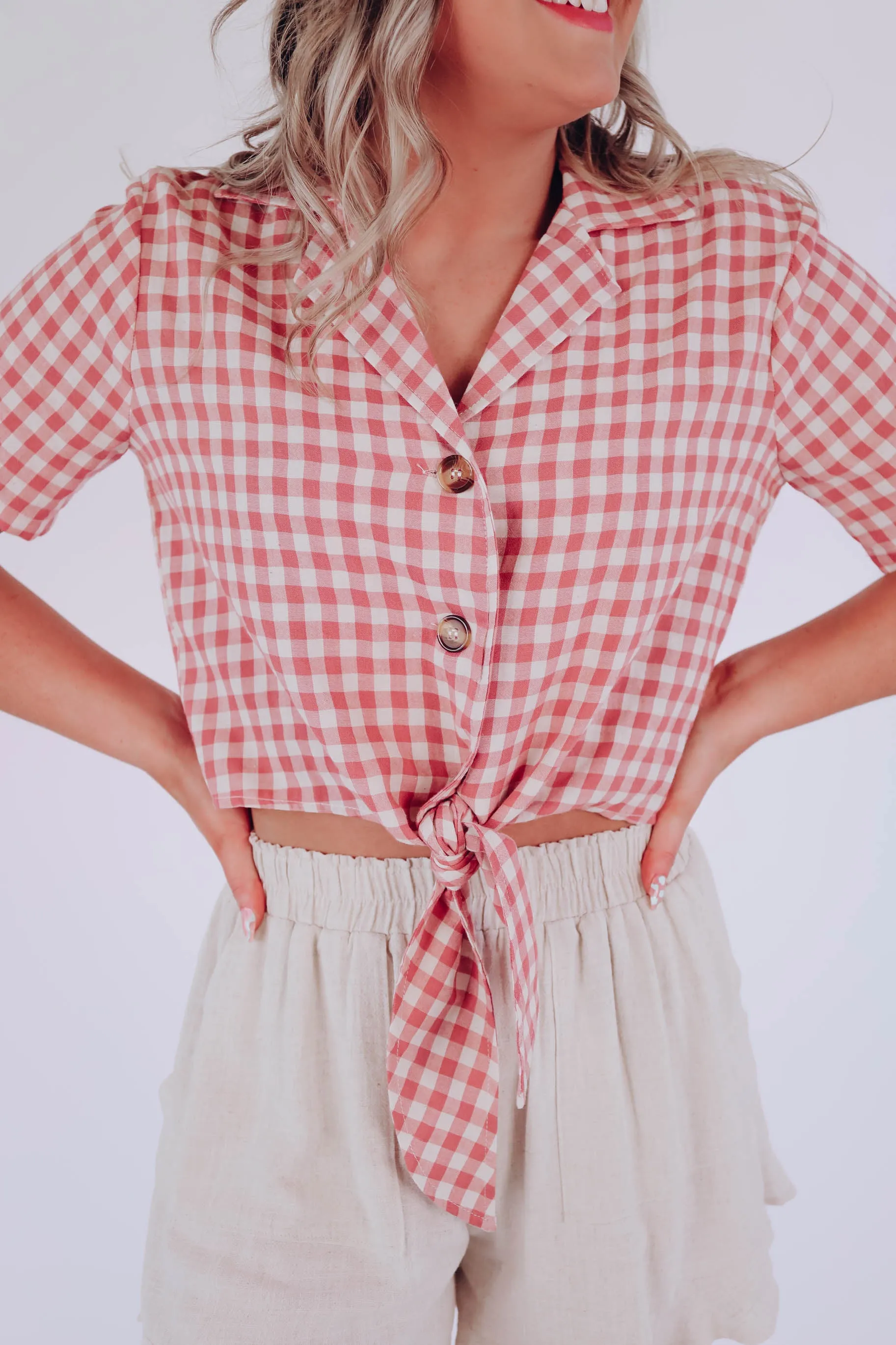 Scout Gingham Button Down Shirt