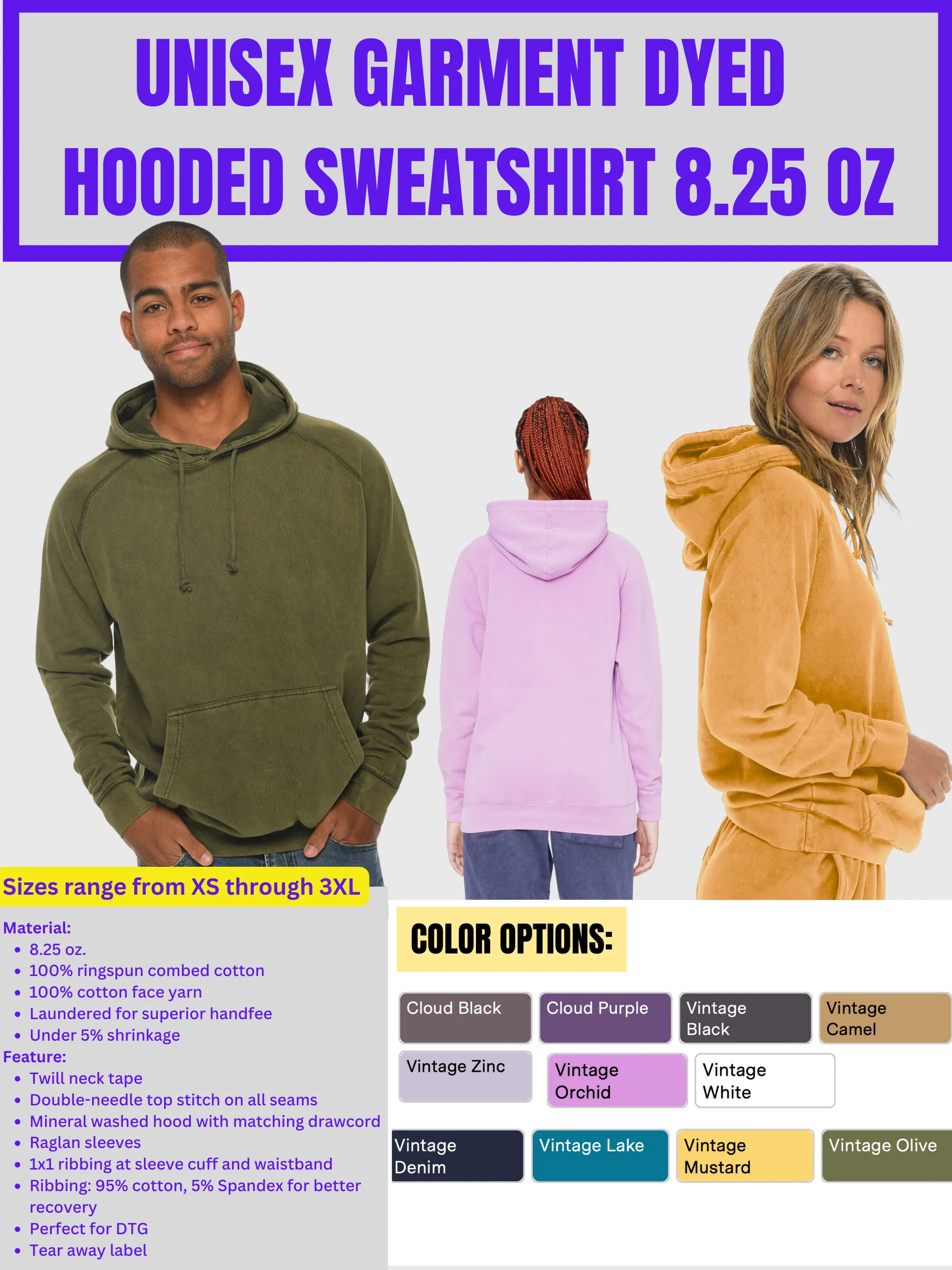 Screen Printed Hoodies