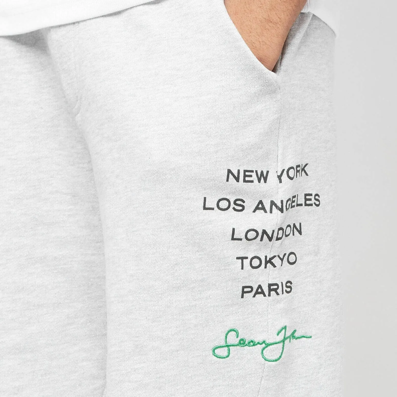 Sean John Classic Logo Terry Shorts grey melange