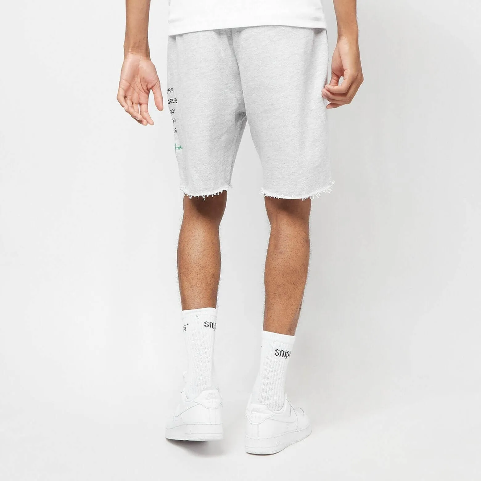 Sean John Classic Logo Terry Shorts grey melange