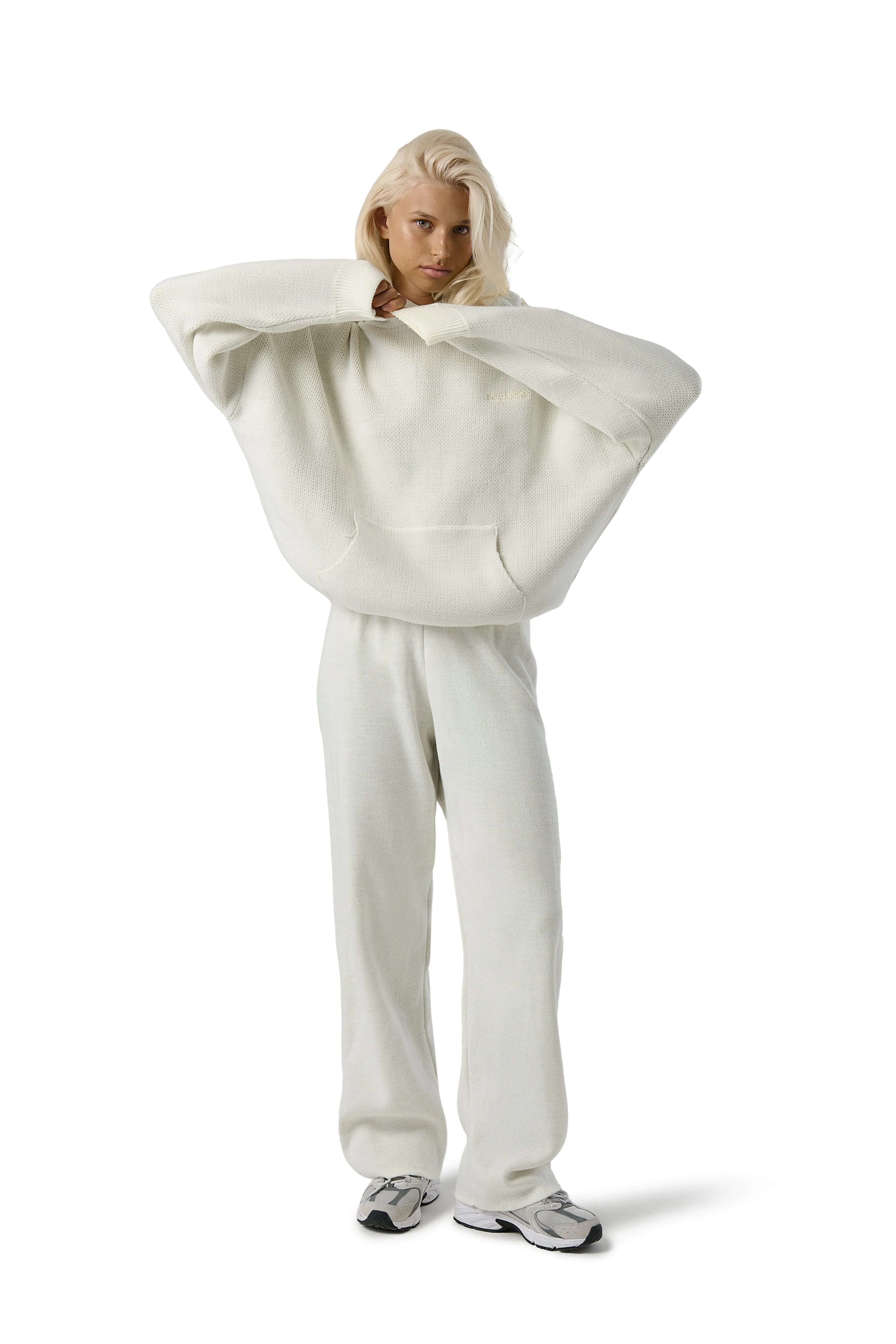 Seekers Knit Hoodie in Wisp