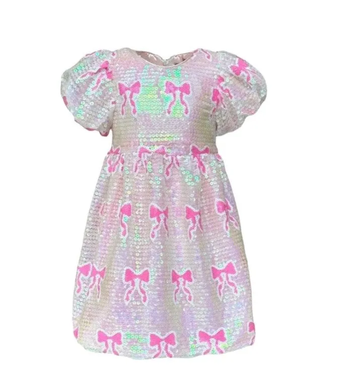 Sequin Bow Dress