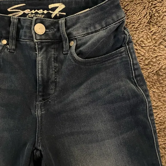 SEVEN7 Women’s High Rise Skinny Crop Jeans