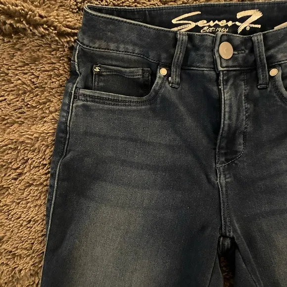 SEVEN7 Women’s High Rise Skinny Crop Jeans