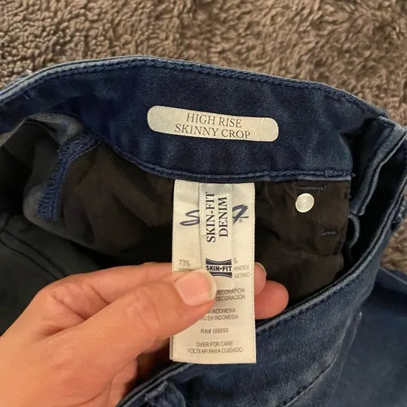 SEVEN7 Women’s High Rise Skinny Crop Jeans