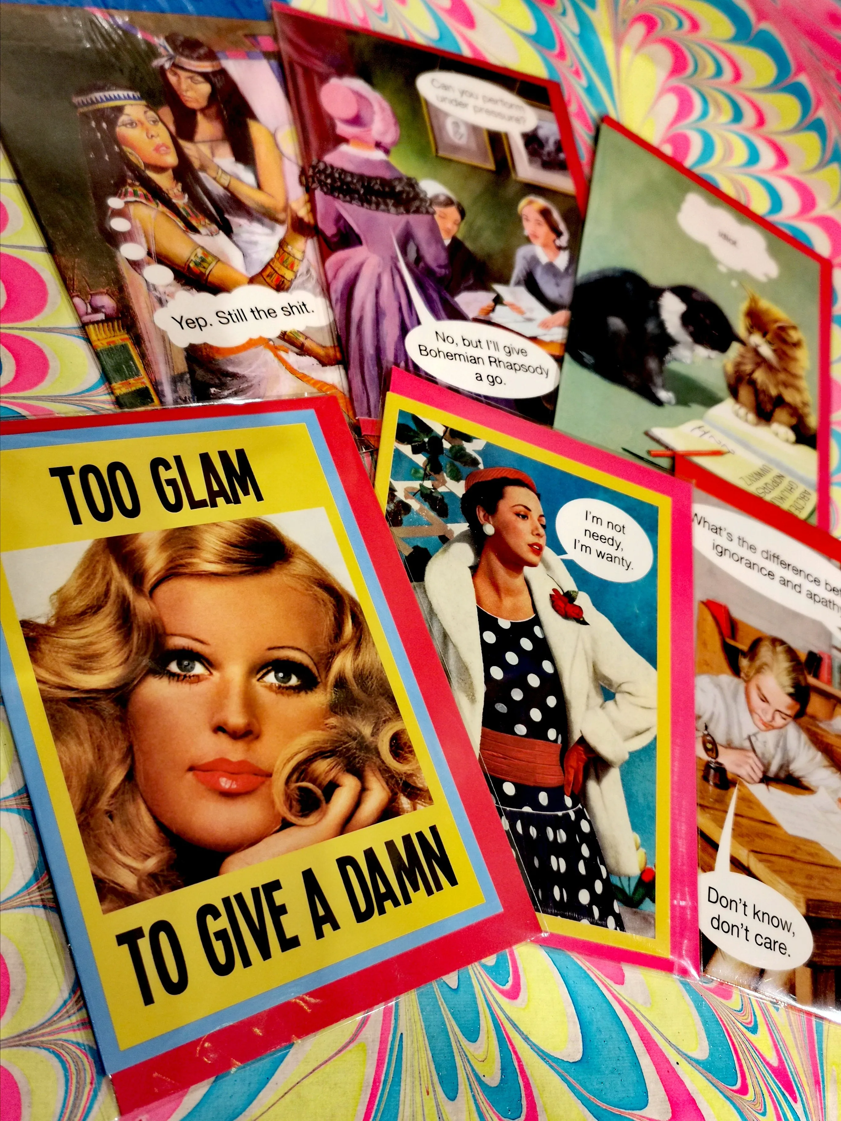 Sharp 'n' Kitschy cards
