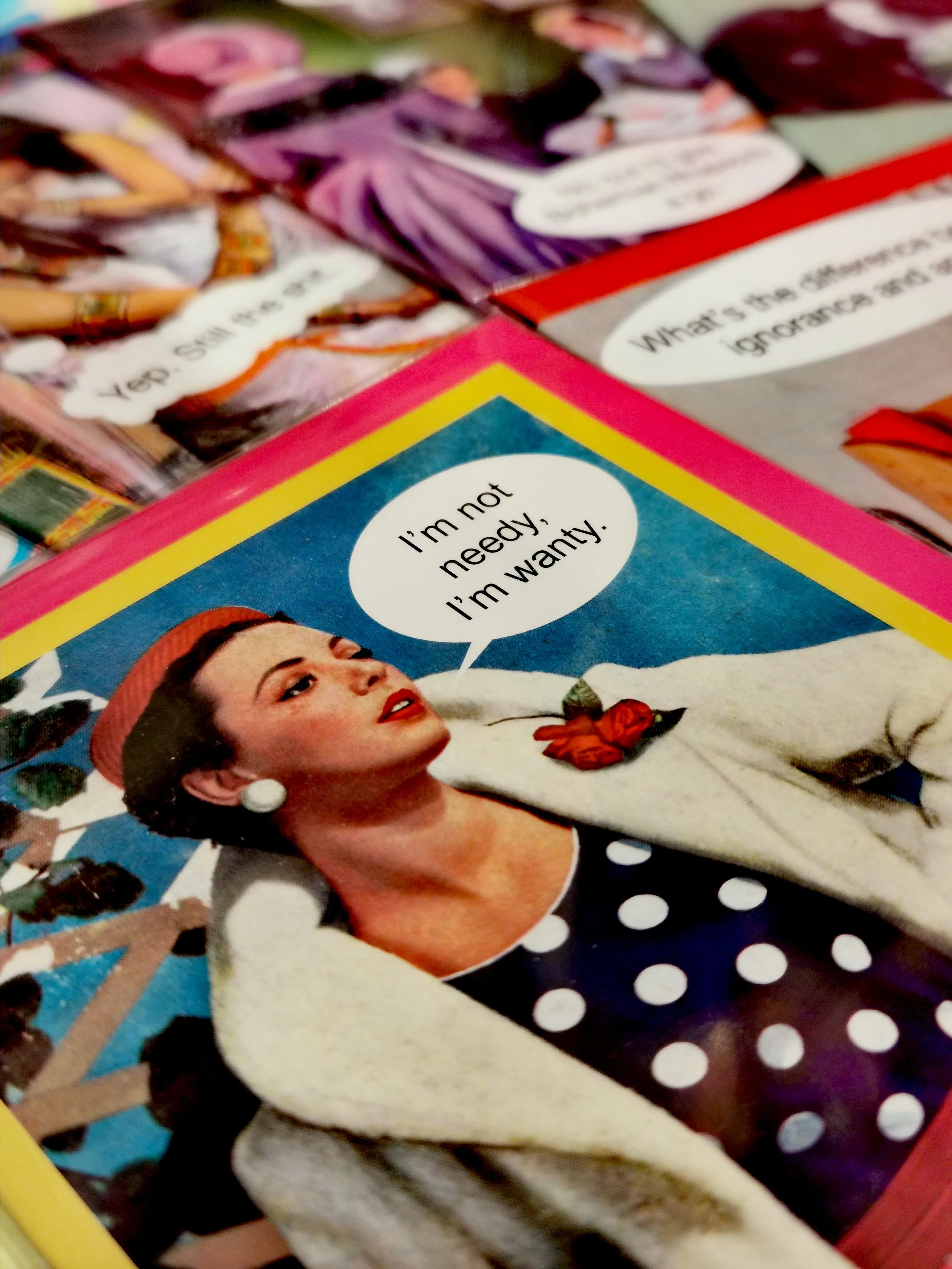 Sharp 'n' Kitschy cards