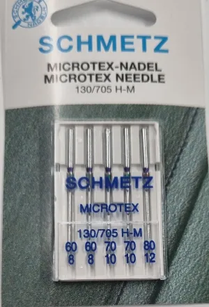 Sharp/Microtex sewing machine needles -Schmetz Asst