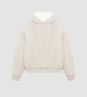 Shell Hoodie Ivory
