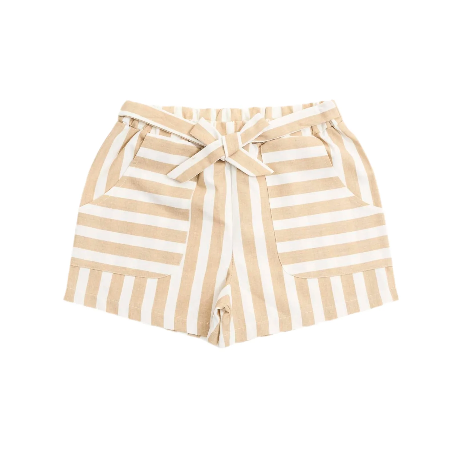 Short à rayures