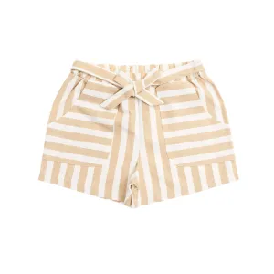 Short à rayures