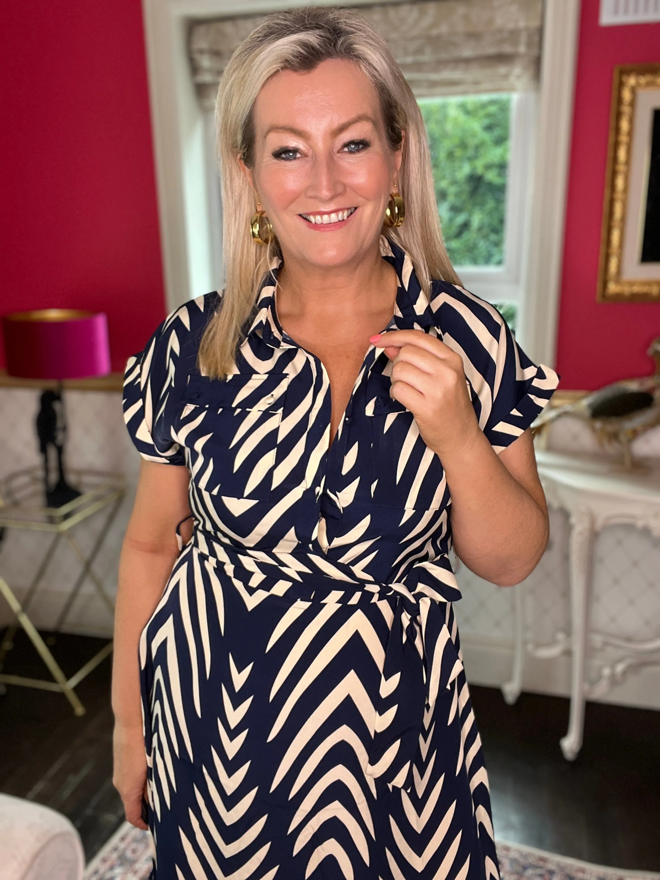 Sicily Navy Mini Dress