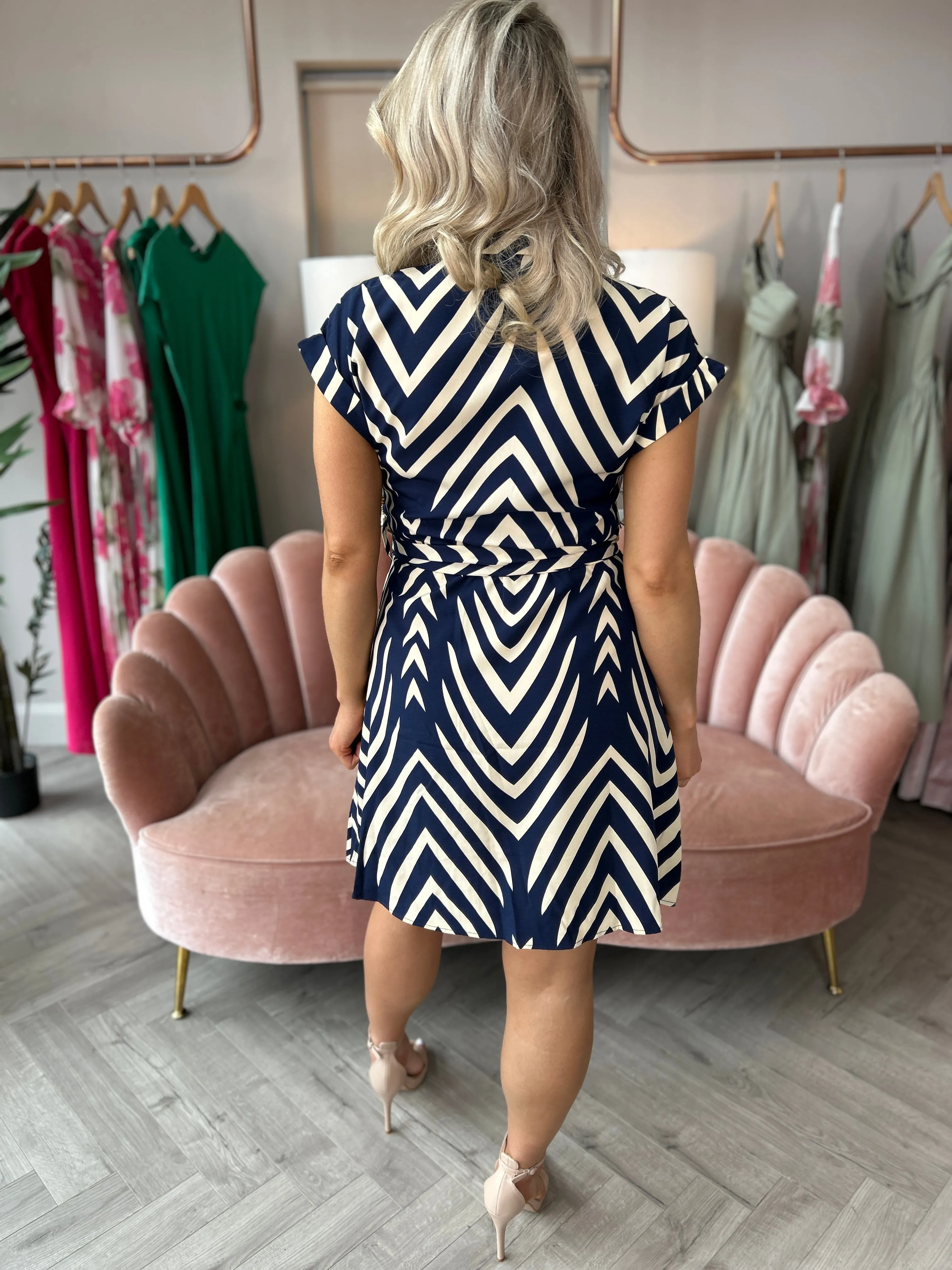 Sicily Navy Mini Dress