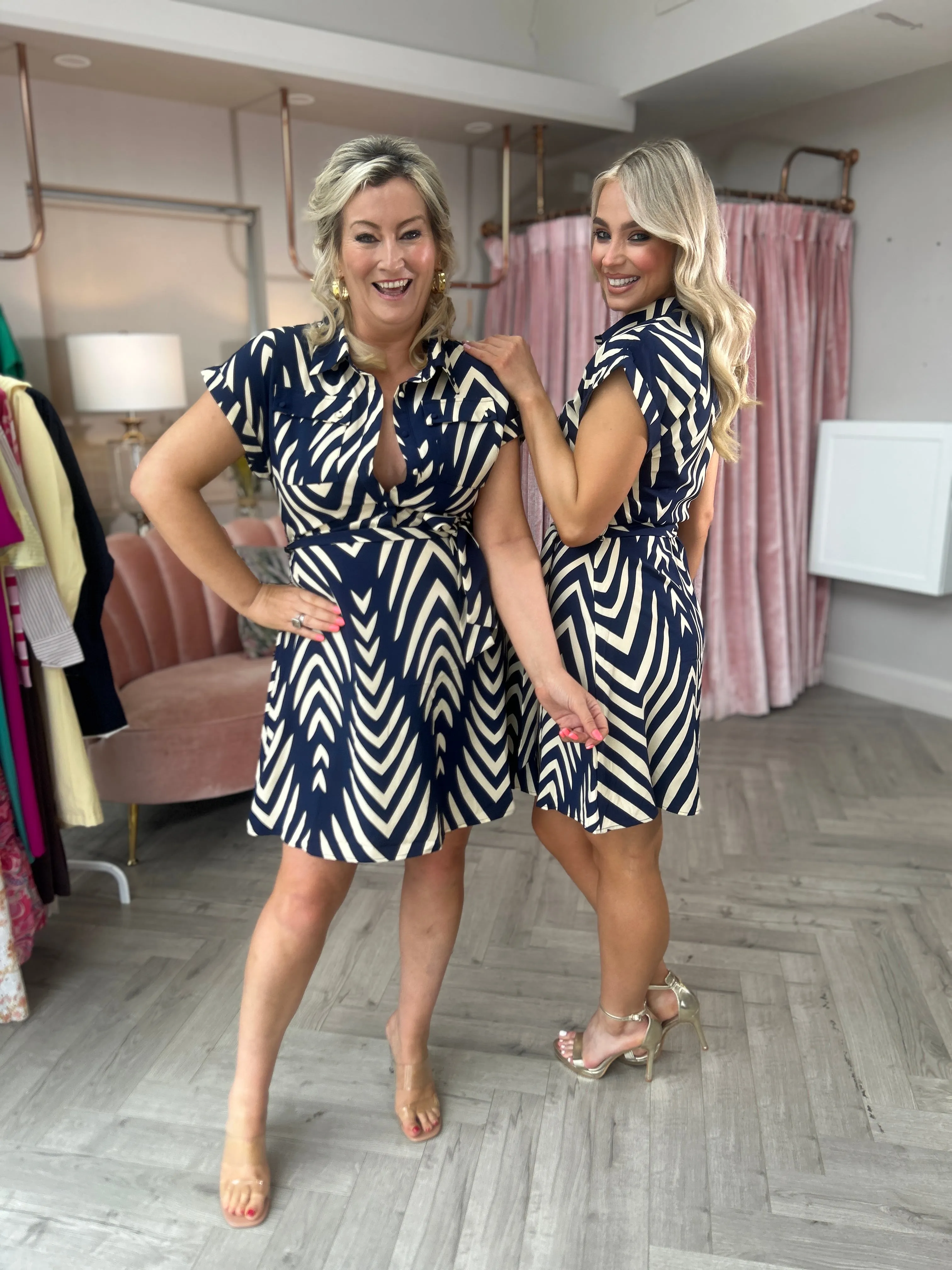 Sicily Navy Mini Dress