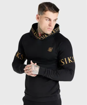 Siksilk Ss-20094 Dynamic Overhead Hoodie Black / Gold