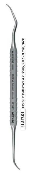 Sinus Lift Instrument, Double-Ended, Sharp 2.9mm (41.847.01)
