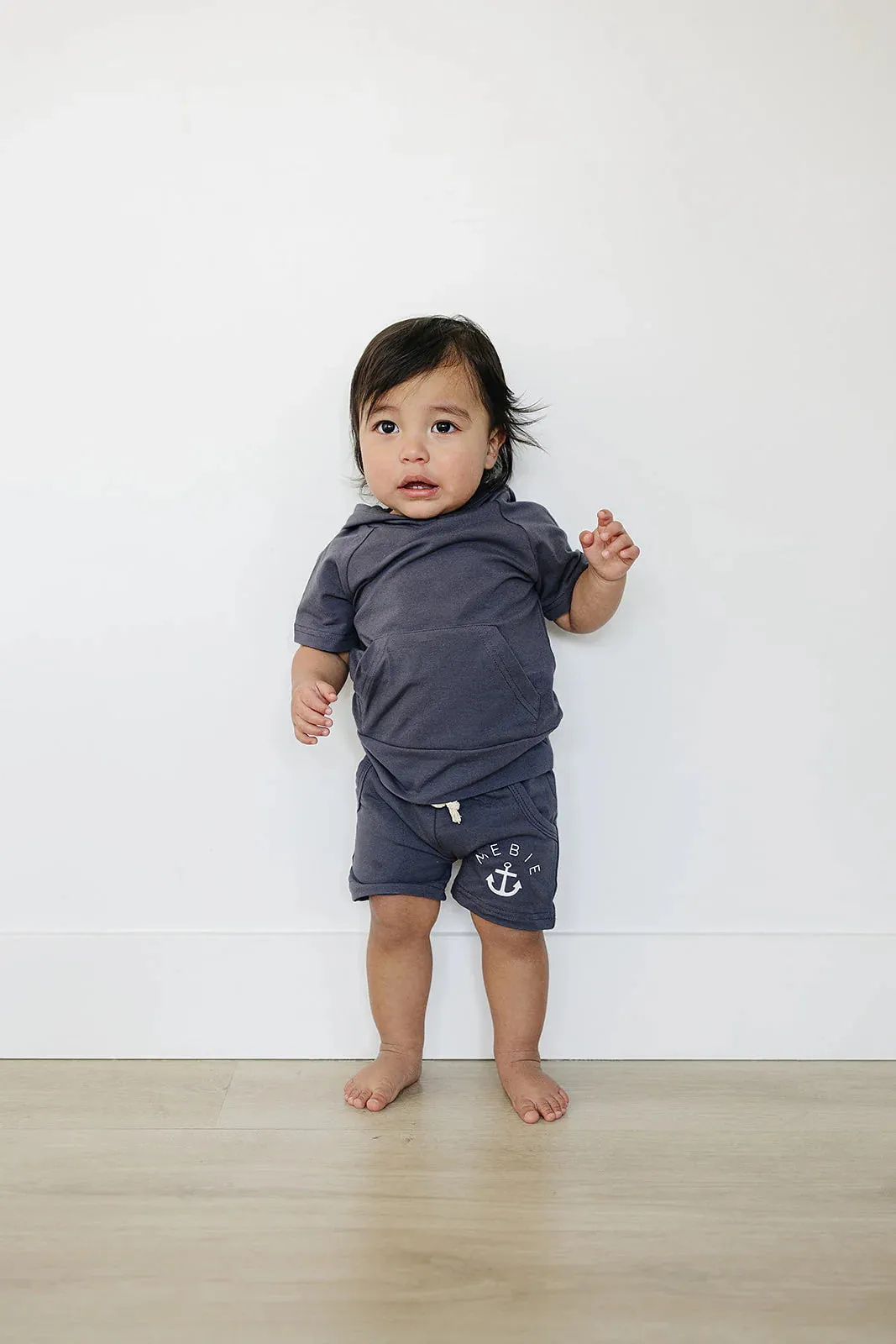 Slate Pocket Cotton Shorts