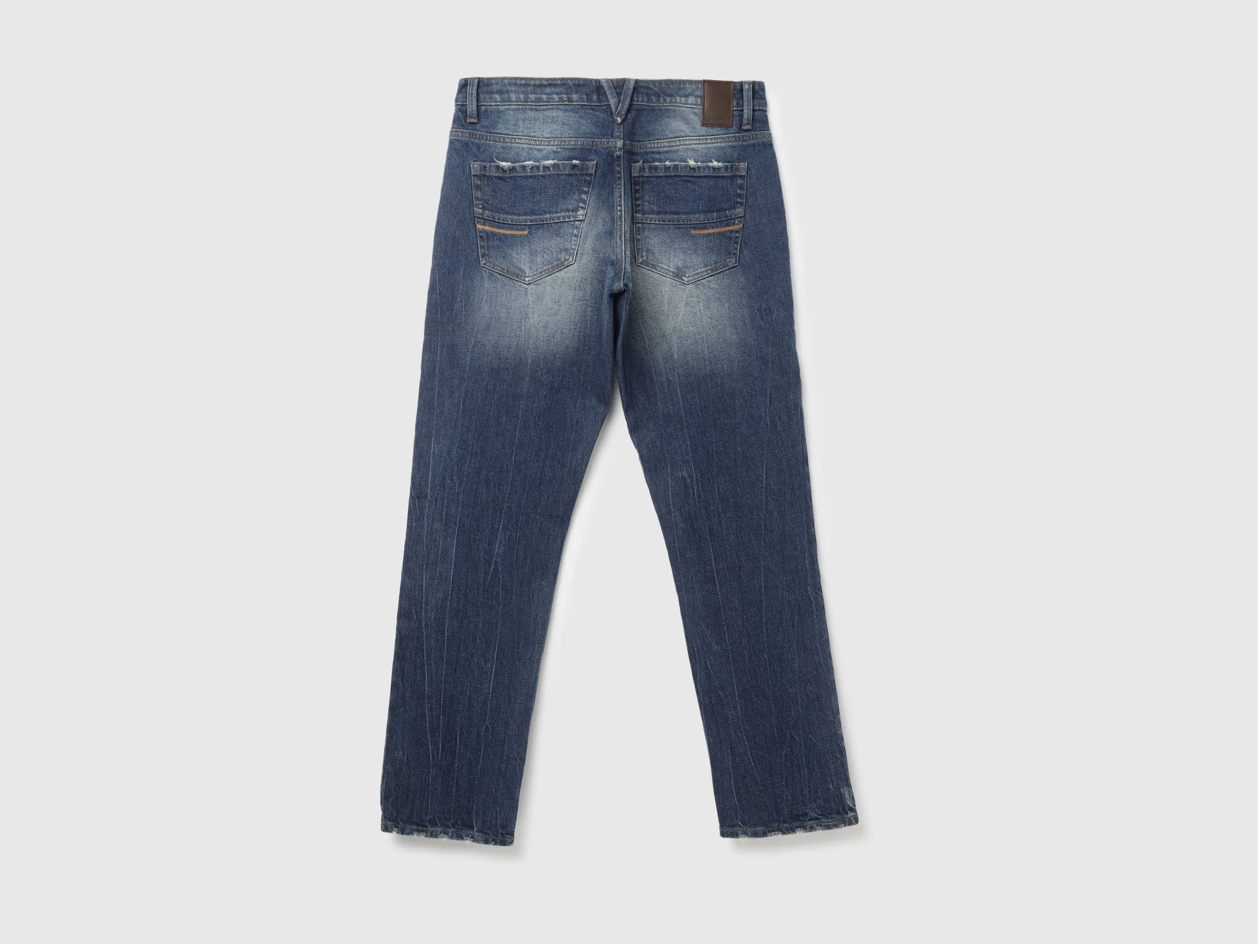 Slim Straight Fit Solid Men's Jeans
