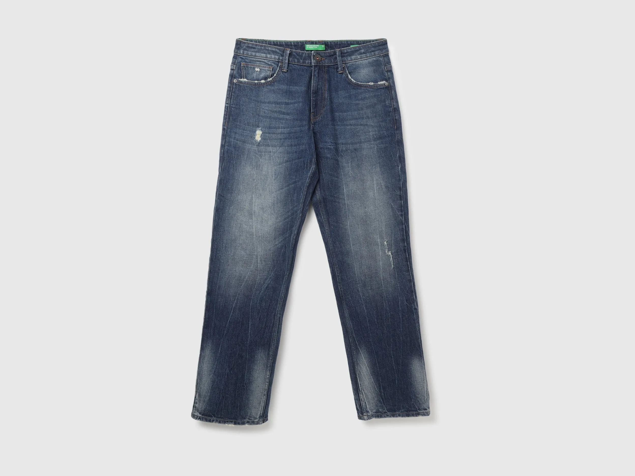 Slim Straight Fit Solid Men's Jeans