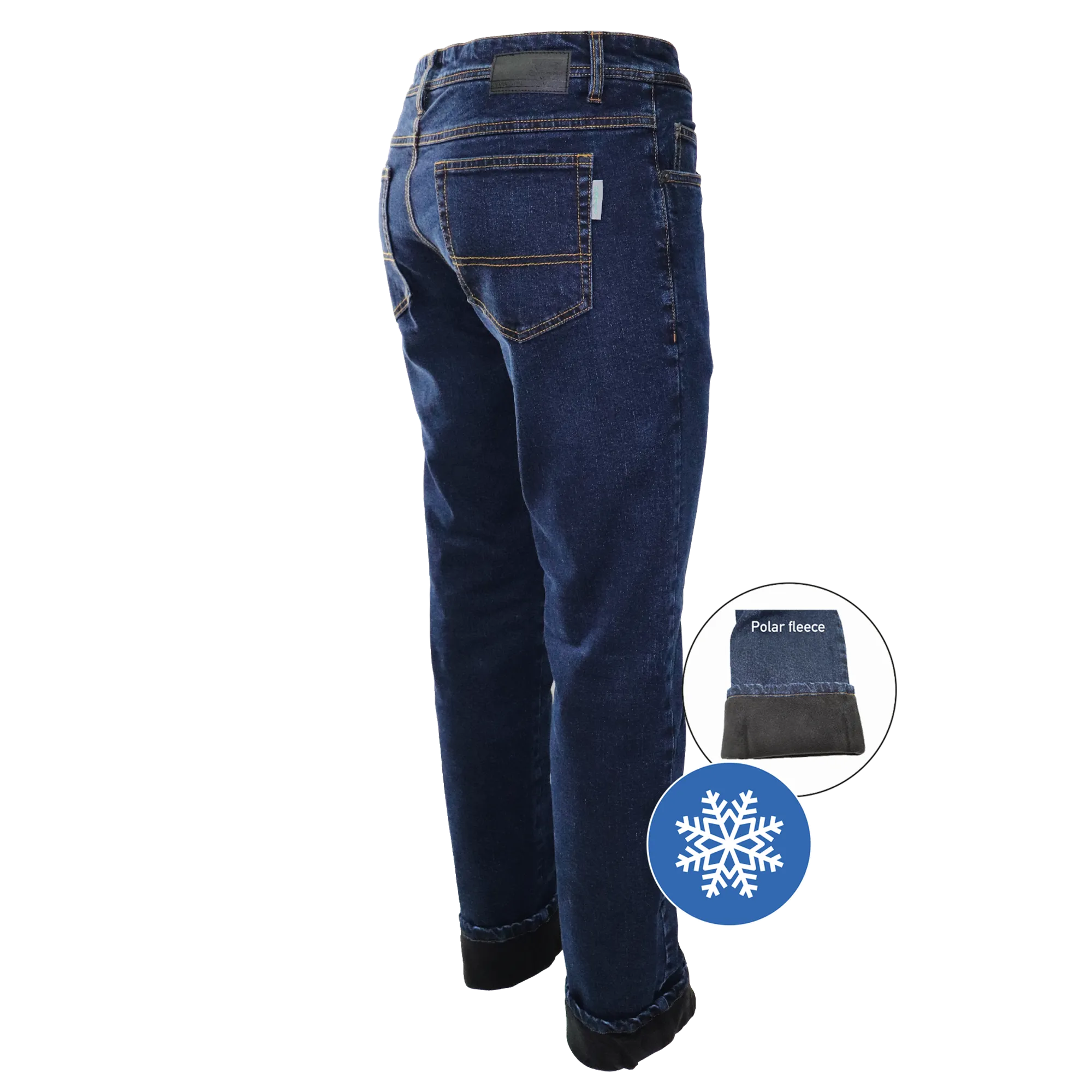Smr300d - jeans doublé pour homme extensible||smr300d - stretch men’s lined jeans