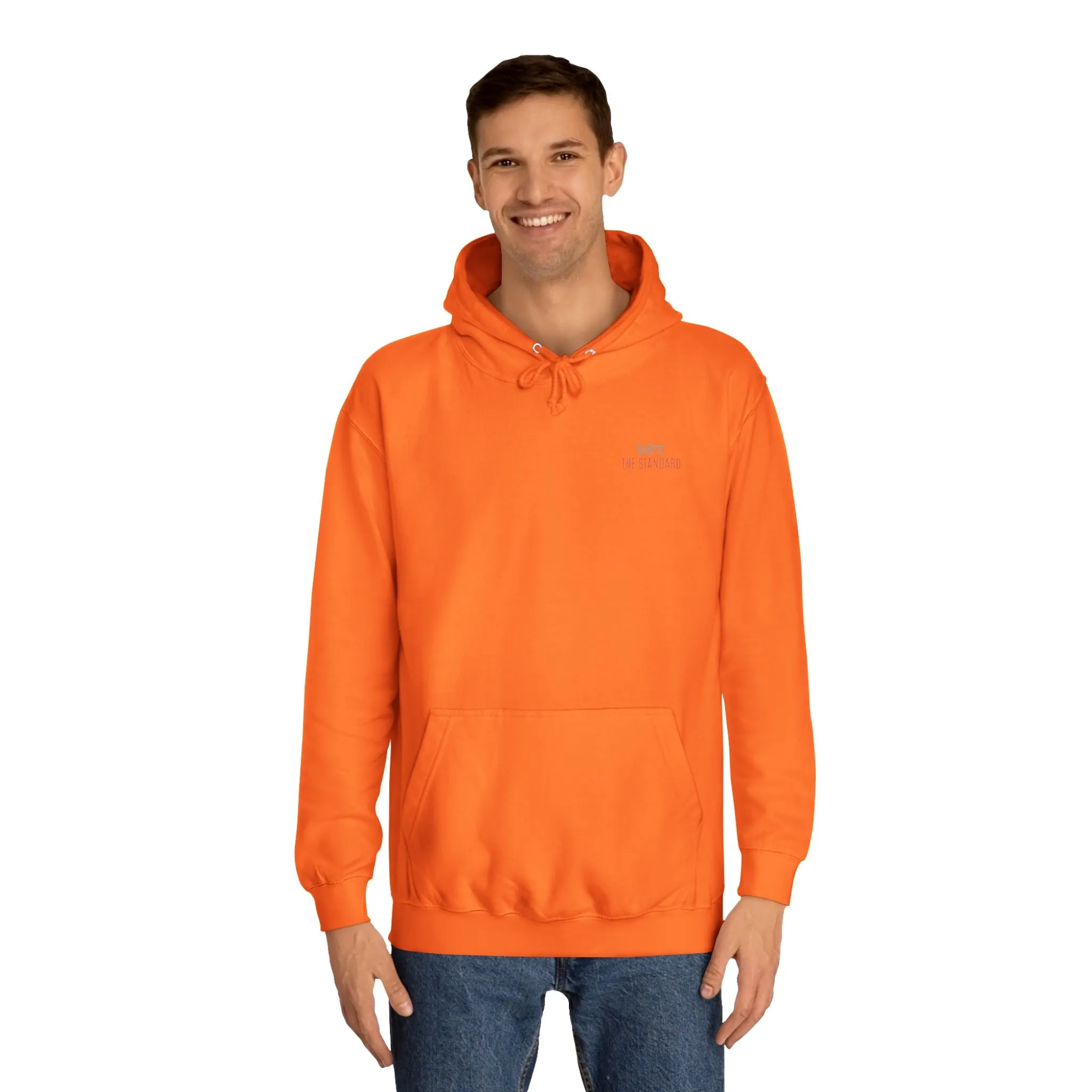 SNRG Unisex Hoodie - Set the Standard, Sweatshirt, Hooded Jacket, Casual Pullover, Trendy Apparel, Outerwear, Hoodie