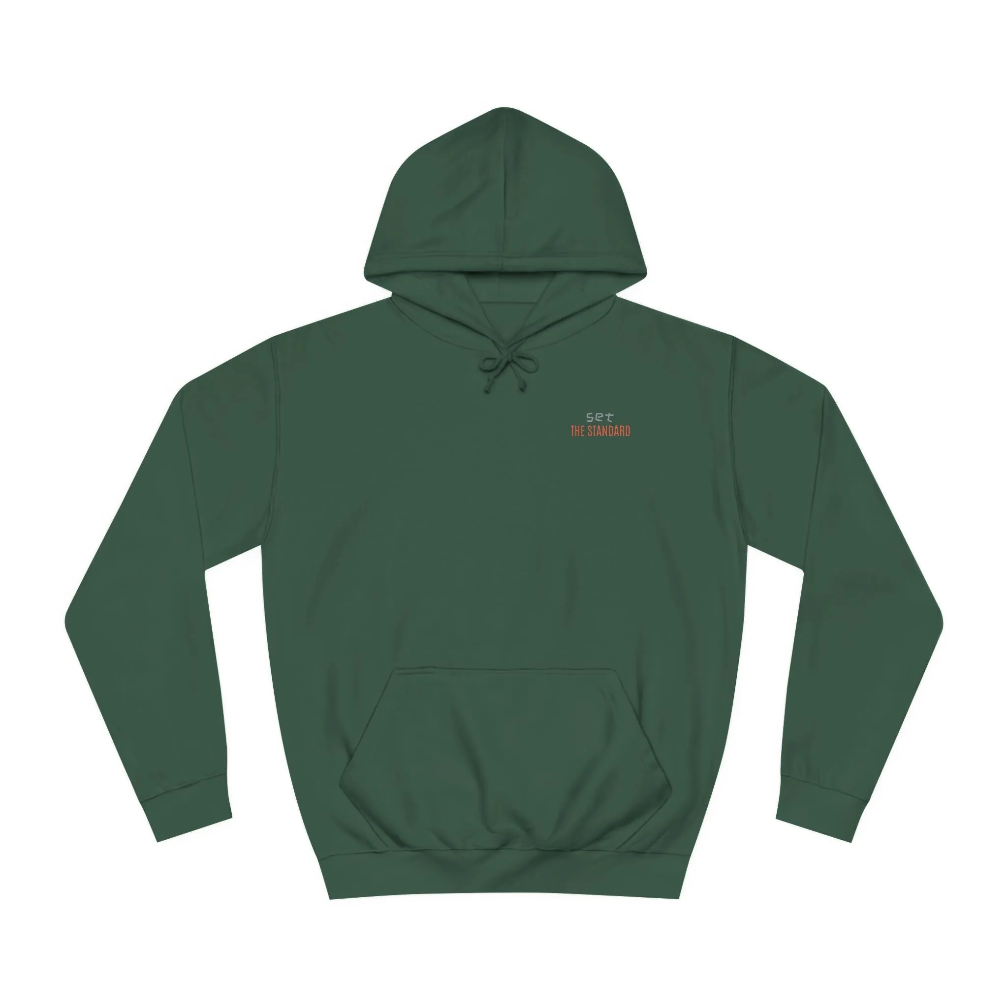 SNRG Unisex Hoodie - Set the Standard, Sweatshirt, Hooded Jacket, Casual Pullover, Trendy Apparel, Outerwear, Hoodie