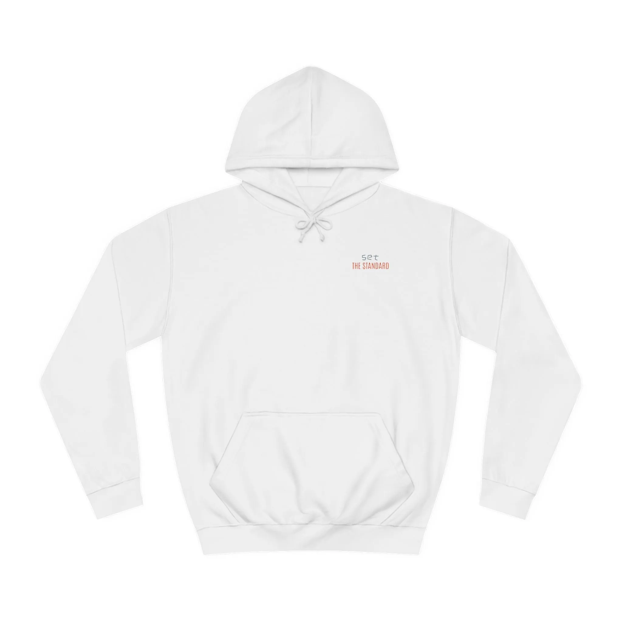 SNRG Unisex Hoodie - Set the Standard, Sweatshirt, Hooded Jacket, Casual Pullover, Trendy Apparel, Outerwear, Hoodie