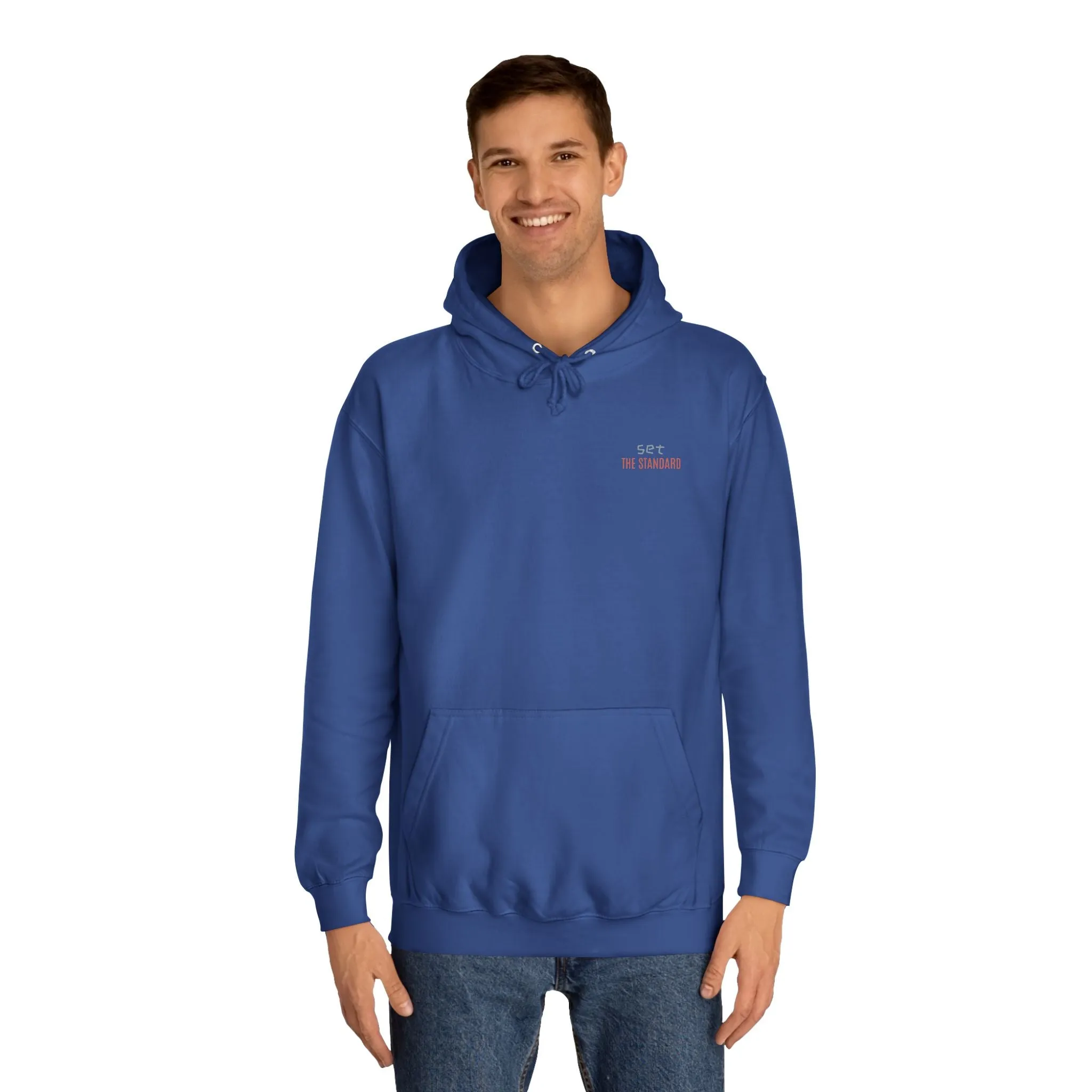 SNRG Unisex Hoodie - Set the Standard, Sweatshirt, Hooded Jacket, Casual Pullover, Trendy Apparel, Outerwear, Hoodie