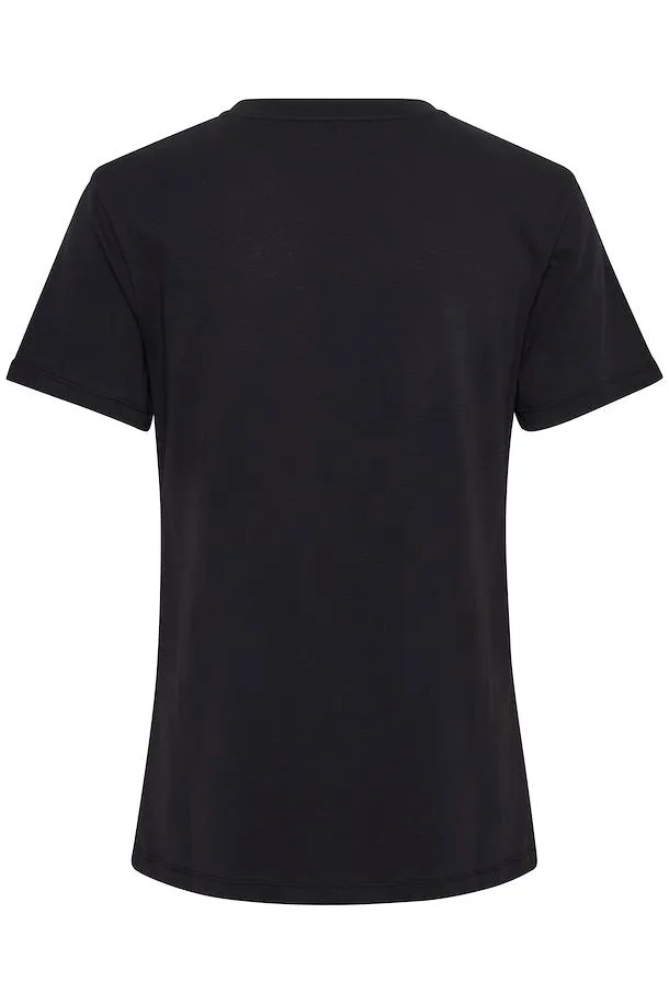 Soaked In Luxury Jo Tee in black