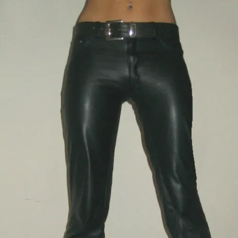 Soft Leather Jeans Ladies Fit - From £825